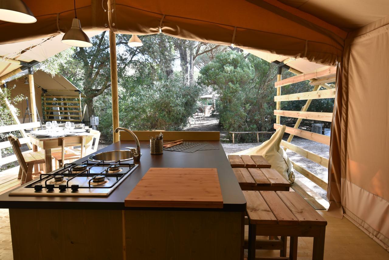 Camping Maremma Sans Souci กาส์ตีจลิโอเน เดลลา เปสกายา ภายนอก รูปภาพ